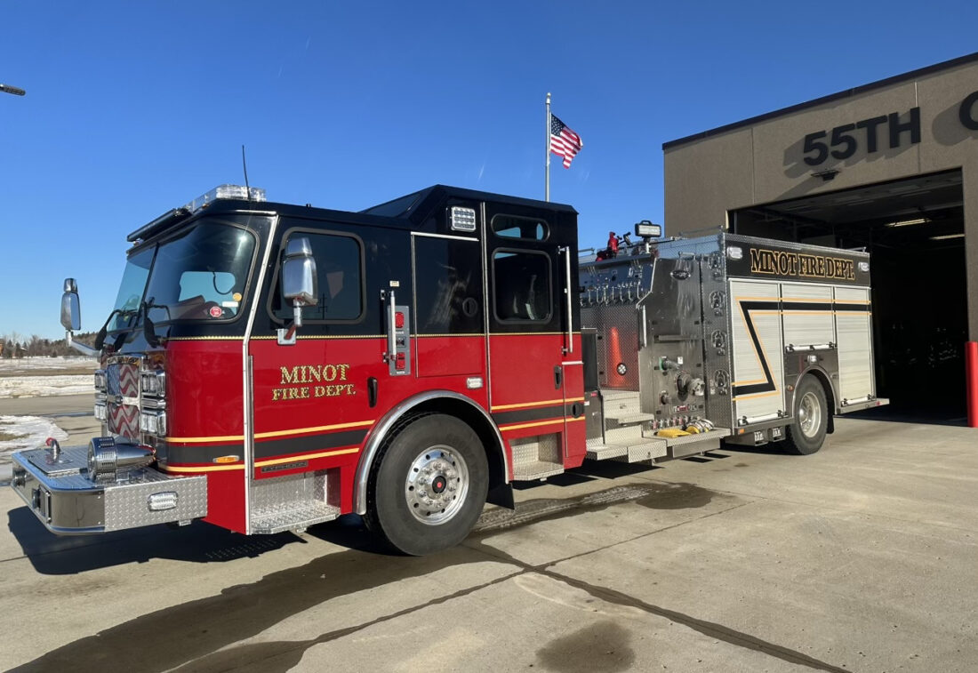 New fire trucks arriving: Minot acquires updated engines | News, Sports,  Jobs - Minot Daily News, image size:1100x757